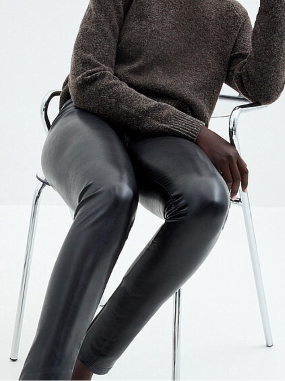Simons Faux Leather Leggings